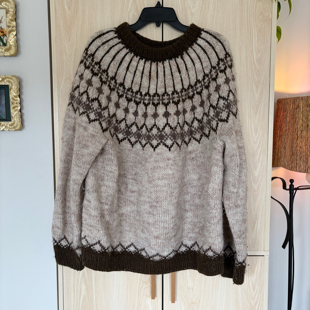 1970s Icelandic Sweater in Brown